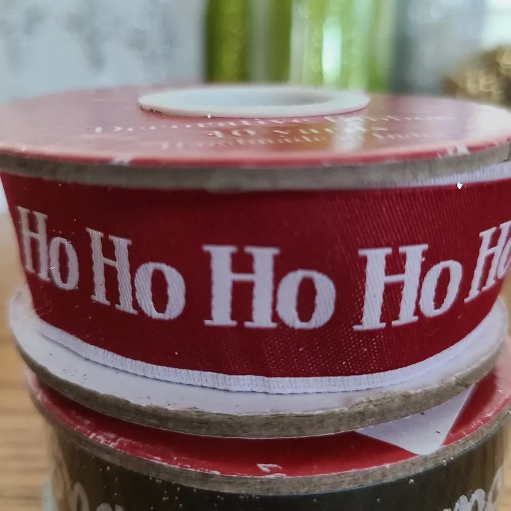Christmas Crafts Lot - Includes Tulle, Ribbon, and Bulk Ornaments For Crafting